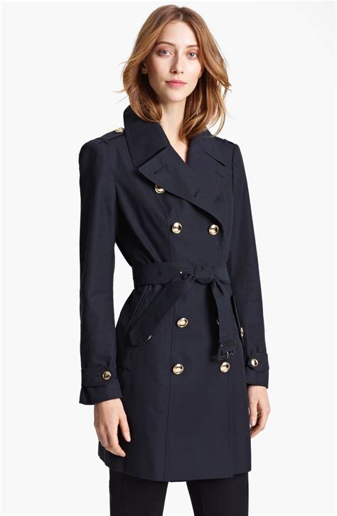 burberry buttons coat|Burberry button up women's.